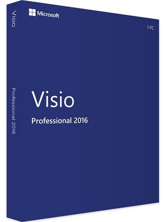 Microsoft Visio 2016 Professional (PC) - Microsoft Key - GLOBAL - 1