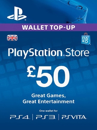 PlayStation Network Gift Card 50 GBP PSN UNITED KINGDOM - 1
