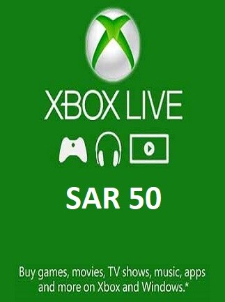 XBOX Live Card (Xbox One) 50 SAR - Xbox Live Key - SAUDI ARABIA - 1