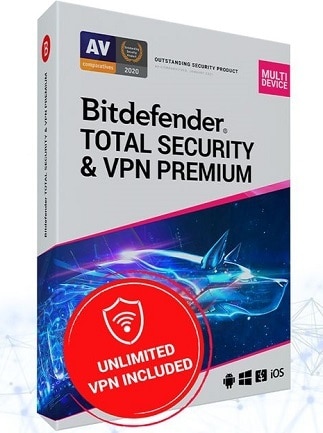 Bitdefender Total Security + Premium VPN
