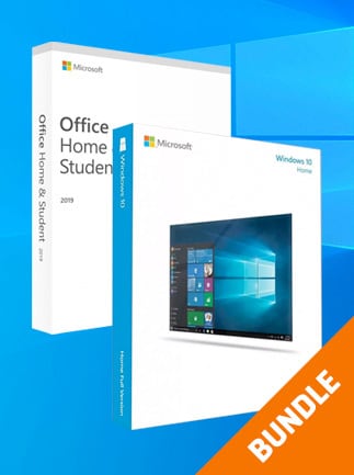 Microsoft Windows 10 Home & Microsoft Office 2019 Bundle