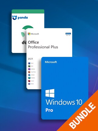 Microsoft Windows 10 Pro OEM & Office 2021 Pro Plus + Panda Dome Essential
