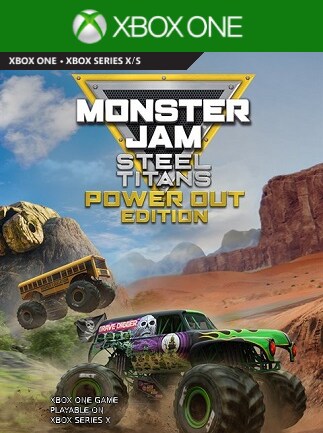 Monster Jam Steel Titans Power Out Bundle