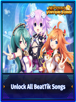 Neptunia Virtual Stars - Unlock All BeatTik Songs