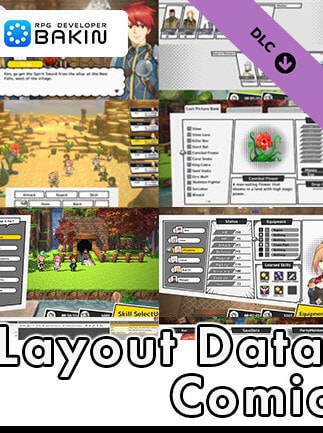 RPG Developer Bakin Layout Data Comic