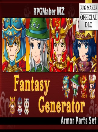 RPG Maker MZ - Fantasy Generator - Armor Parts Set