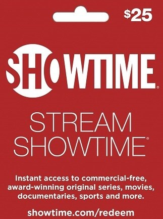 Showtime Gift Card