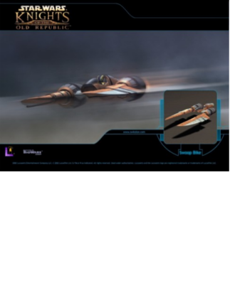 Star Wars The Old Republic - Inspired Swoop Bike