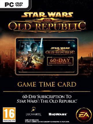 Star Wars The Old Republic Prepaid Time Card
