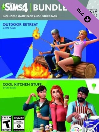 The Sims 4: Bundle Pack: Outdoor Retreat and Cool Kitchen Stuff Pack