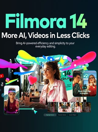 Wondershare Filmora 14 Video Editor (1 Device for each OS)