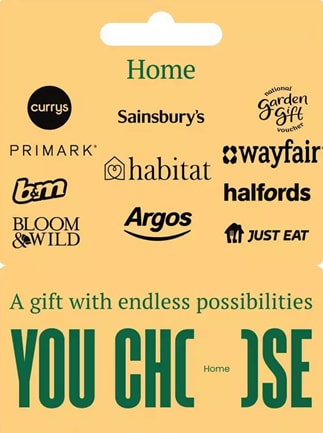 You Choose Home Gift Card