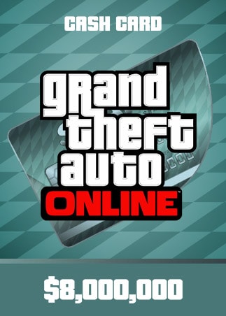 GTA V Megalodon Shark Cash Card Código de descarga 8,000,000 GTA-Dollars Xbox One Grand Theft Auto Online 
