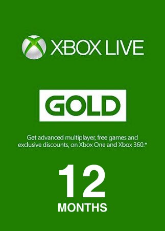 Xbox Live GOLD Subscription Card 12 Months Xbox Live NORTH AMERICA - 1