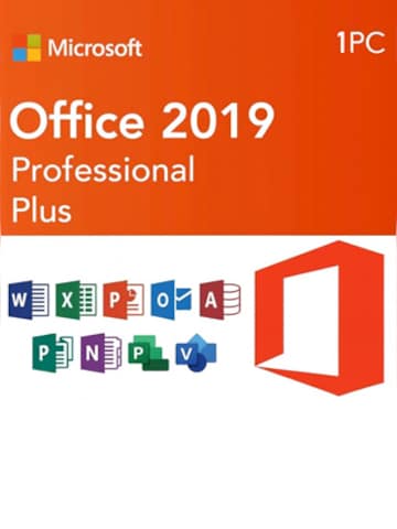 Microsoft Office Professional 2019 Plus (PC, 1 Device)