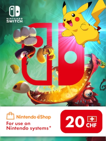Nintendo eShop Card 20 CHF - Nintendo eShop Key - SWITZERLAND