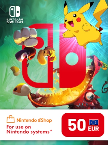 Nintendo eShop Card 50 EUR - Nintendo eShop Key - EUROPE