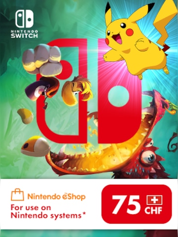 Nintendo eShop Card 75 CHF - Nintendo eShop Key - SWITZERLAND