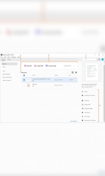 Adobe Acrobat Pro 2020 (PC) - Buy Adobe Key