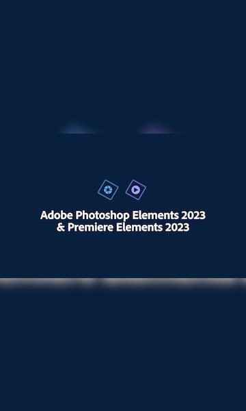 Adobe Photoshop Elements & Premiere Elements 2023 (PC) (1 Device, Lifetime) - Adobe Key - GLOBAL - 1