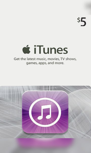 5 dollar Apple iTunes gift card code, Good price!