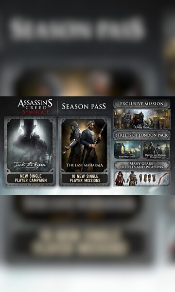 Buy Assassin's Creed Syndicate Season Pass Ubisoft Connect Key GLOBAL ...