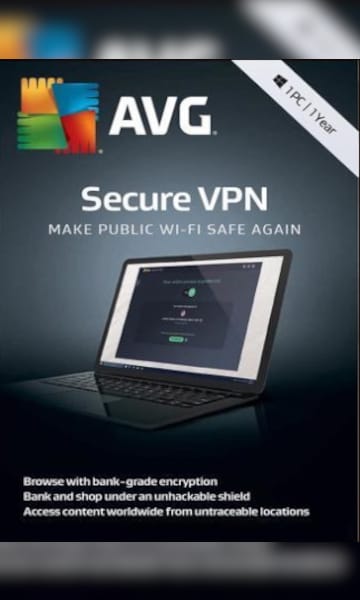 AVG Secure VPN 1 Device 1 Year GLOBAL - 0