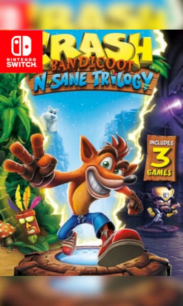 Crash Bandicoot N Sane Trilogy (Switch, 2018) for sale online