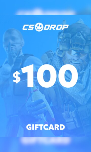 Koop CSDROP Gift Card – CS2 / CS:GO Case Opening (Instant Code) 100 USD ...