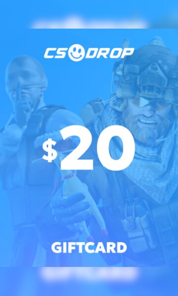 Koop CSDROP Gift Card – CS2 / CS:GO Case Opening (Instant Code) 20 USD ...