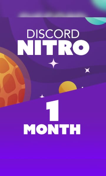  Discord Nitro 1-Month Subscription Gift Card [Digital