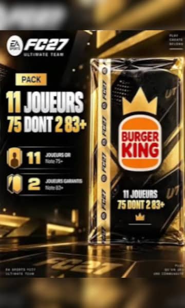 Buy EA SPORTS FC 27 Golden FUT Pack Promo Code Burger King (All Devices ...