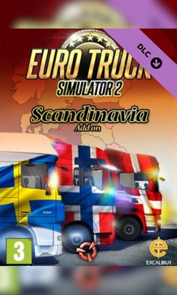 Euro Truck Simulator 2 - Scandinavia (DLC) - Steam - Gift EUROPE