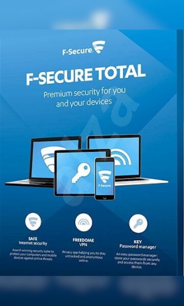 Buy F-Secure Total (PC, Android, Mac) (3 Users, 2 Years) - F-Secure Key ...