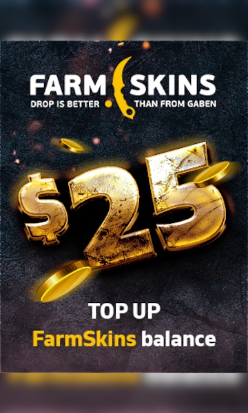 Farmskins Wallet Card 25 USD - FARMSKINS.COM Key - GLOBAL - 0