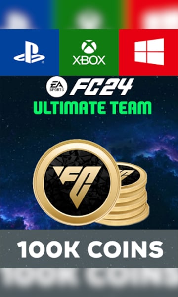 100K de EA FC 24 Coins - FUT 24 PC - Banco das Coins - Compre FIFA e FC 24  Coins de PS4 / PS5 / XBOX & PC