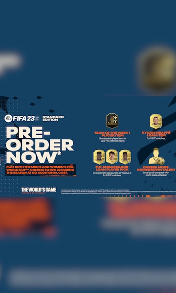 betale voksen jern Buy FIFA 23 - Preorder Bonus (PS4, PS5) - PSN Key - EUROPE - Cheap -  G2A.COM!