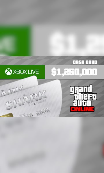 Grand Theft Auto Online: Great White Shark Cash Card 1 250 000 Xbox Live Key GLOBAL - 2
