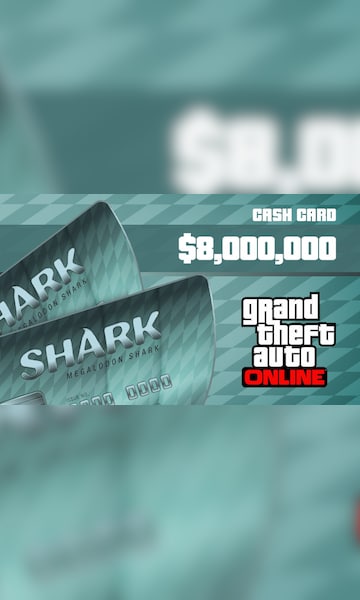 Grand Theft Auto Online: Megalodon Shark Cash Card (PC) 8 000 000 - Rockstar Key - EUROPE - 2