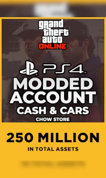 Buy GTA 5 MODDED ACCOUNT  250 Million in Total Assets (PS4) - PSN Account  - GLOBAL - Cheap - !