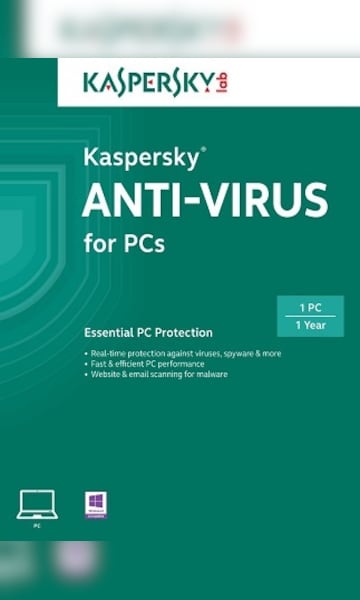 KASPERSKY Anti-Virus 1 PC 1 an