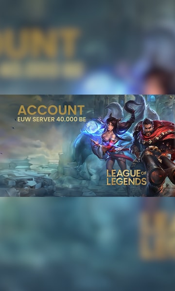 Buy League of Legends Account 40.000 BE EUW server (PC) - League