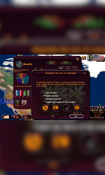 Masters of the World - Geopolitical Simulator 3 Steam Key GLOBAL - 8