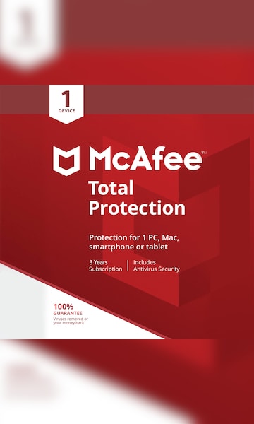 McAfee Total Protection Multidevice 1 Device 3 Years Key GLOBAL - 1