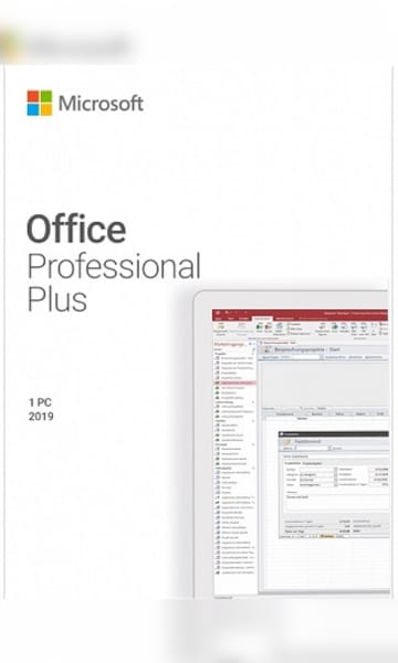 Microsoft Office Professional 2019 Plus 1 PC Microsoft Key GLOBAL - 0