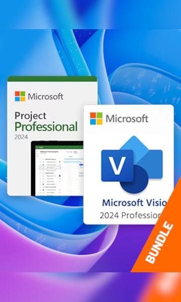Microsoft Project 2024 Pro + Microsoft Visio Pack 2024 Pro Bundle (PC ...