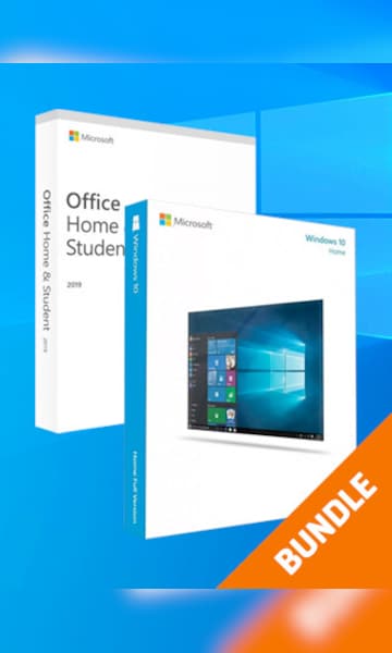 Buy Microsoft Windows 10 Home & Microsoft Office 2019 Bundle (PC