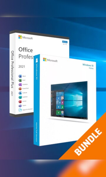 Buy Microsoft Windows 10 Home & Microsoft Office Professional 2021 Plus - Microsoft Key - GLOBAL 