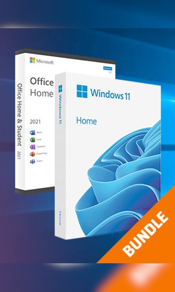 Microsoft Windows 11 Home & Microsoft Office Home & Student 2021 Bundle ...