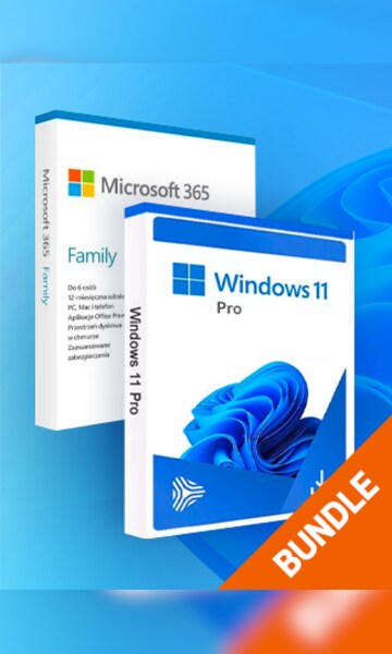 Buy Microsoft Windows 11 Pro & Microsoft Office 365 Family Bundle